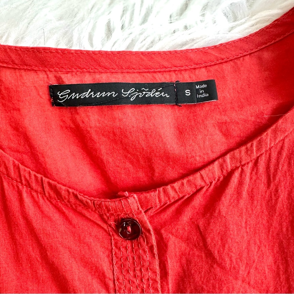 Gudrun Sjõden dress Orange/Red Size Medium Cotton - Picture 4 of 15